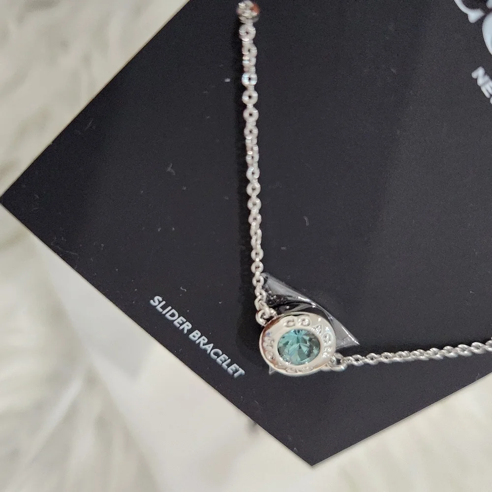 🩶▪️COACH▪️ Open Circle Slider Bracelet NWT